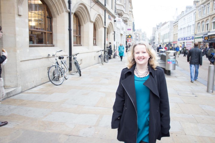 Helen Sanderson-White Press Photo Nov 2012, Oxford